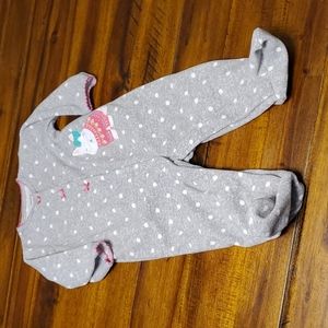 Carter's Fleece Footie Pajama, size 6m